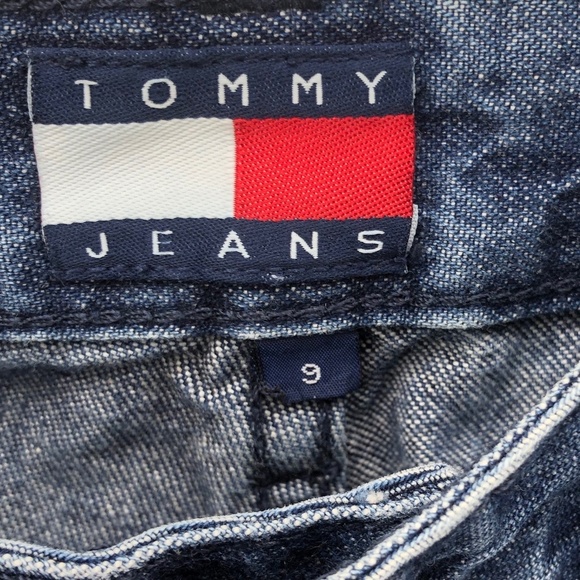 Tommy Hilfiger Vintage Embroidered Wide Leg Jeans - Picture 6 of 7